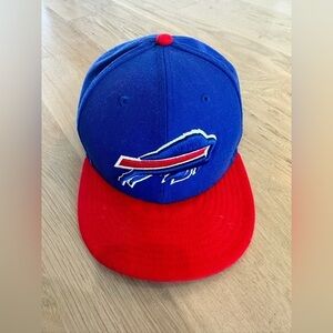 New Era Buffalo bills fitted cap hat 7 1/2 blue red